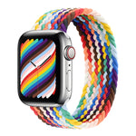 Dây đồng hồ nylon bện một vòng cho Apple Watch Series 8&7 41mm / SE 2&6&SE&5&4 40mm / 3&2&1 38mm, Dành cho Apple Watch Series 8&7 41mm,155mm, Dành cho Apple Watch Series 8&7 41mm, 155mm