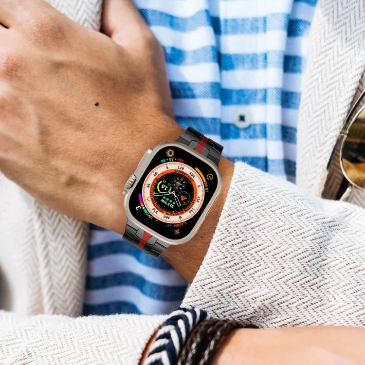 Dây đồng hồ thép, Dành cho Apple Watch Series 8&7 41mm / SE 2&6&SE&5&4 40mm / 3&2&1 38mm, Dành cho Apple Watch Ultra 49mm / Series 8&7 45mm / SE 2&6&SE&5&4 44mm / 3&2&1 42mm