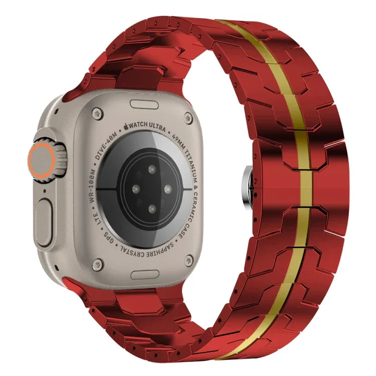 Dây đồng hồ thép, Dành cho Apple Watch Series 8&7 41mm / SE 2&6&SE&5&4 40mm / 3&2&1 38mm, Dành cho Apple Watch Ultra 49mm / Series 8&7 45mm / SE 2&6&SE&5&4 44mm / 3&2&1 42mm