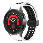 Dây đồng hồ silicone khóa gập lỗ đôi, cho Samsung Galaxy Watch5 Pro