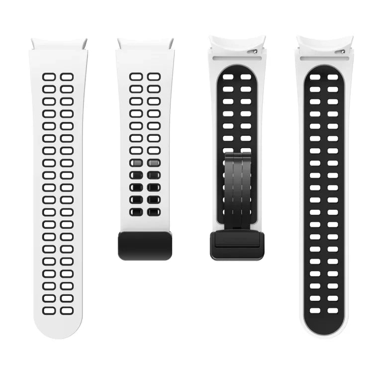 Dây đồng hồ silicone khóa gập lỗ đôi, cho Samsung Galaxy Watch5 Pro