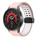 Dây đồng hồ silicone khóa gập lỗ đôi, cho Samsung Galaxy Watch5 Pro