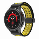 Dây đồng hồ silicone khóa gập lỗ đôi, cho Samsung Galaxy Watch5 Pro