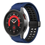 Dây đồng hồ silicone khóa gập lỗ đôi, cho Samsung Galaxy Watch5 Pro
