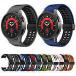Dây đồng hồ silicone khóa gập lỗ đôi, cho Samsung Galaxy Watch5 Pro