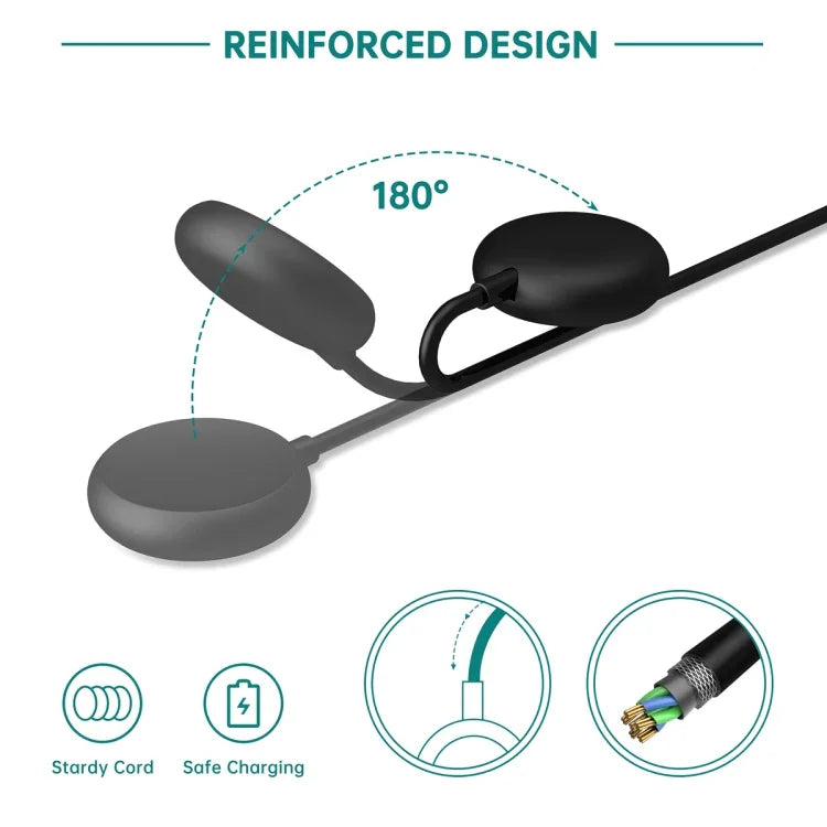 Cáp Sạc Từ Tính Đồng Hồ Thông Minh, Chiều dài: 1m, Dành cho Cổng Type-C Google Pixel Watch, Dành cho Cổng USB Google Pixel Watch