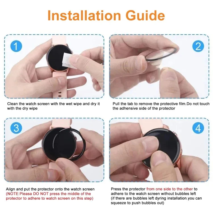 Miếng dán đồng hồ mềm composite bề mặt 3D, dành cho Amazfit GTS 2E, Fitbit Charge 5, Garmin Fenix 7S, Keep Band B2, OPPO Watch Free, OPPO Watch SE, Realme Watch 2, Realme Watch T1, Realme Watch, Google Pixel Watch