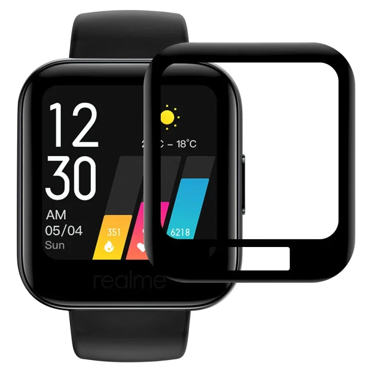 Miếng dán đồng hồ mềm composite bề mặt 3D, dành cho Amazfit GTS 2E, Fitbit Charge 5, Garmin Fenix 7S, Keep Band B2, OPPO Watch Free, OPPO Watch SE, Realme Watch 2, Realme Watch T1, Realme Watch, Google Pixel Watch
