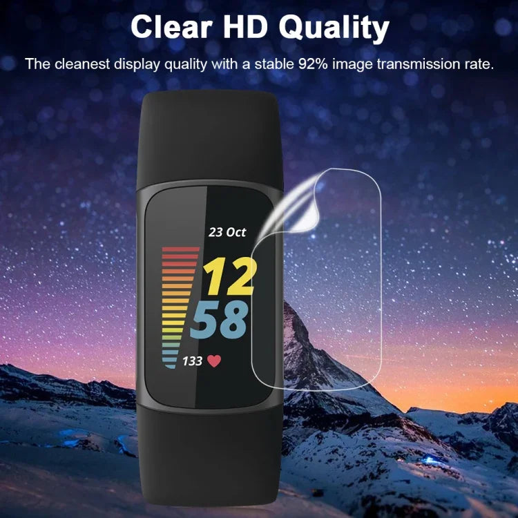 Miếng dán bảo vệ màn hình đồng hồ Hydrogel mềm, Dành cho Fitbit Charge 5, Dành cho OPPO Watch Free, Dành cho Google Pixel Watch, Dành cho Garmin Move Sport