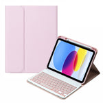 Bao Da Bàn Phím Bluetooth Có Đèn Nền SA-10DS Kèm Ngăn Đựng Bút cho Máy Tính Bảng, Dành cho iPad Thế Hệ 10 10.9 2022