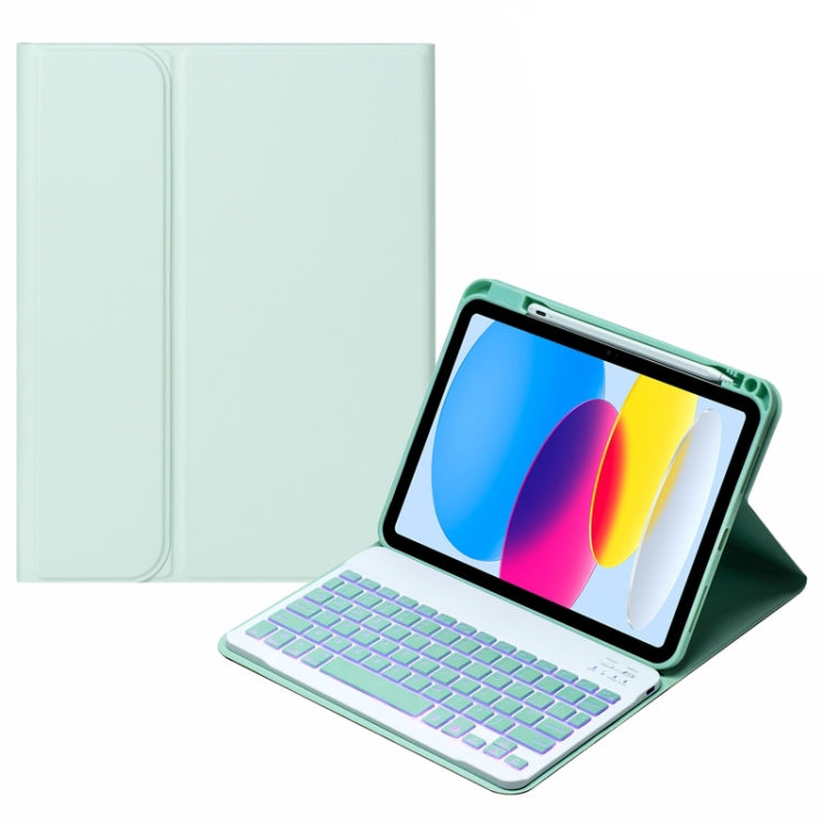 Bao Da Bàn Phím Bluetooth Có Đèn Nền SA-10DS Kèm Ngăn Đựng Bút cho Máy Tính Bảng, Dành cho iPad Thế Hệ 10 10.9 2022