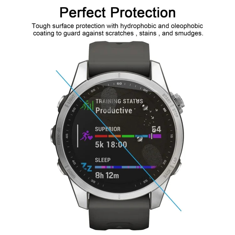 Miếng dán kính cường lực bảo vệ màn hình dành cho đồng hồ thông minh Huawei Watch GT 2 42mm, Garmin Fenix 7S, Realme Watch, Amazfit Falcon, Huawei Watch GT 2 42mm, Huawei Watch GT 3 42mm, Garmin Forerunner 158, Garmin Instinct Crossover