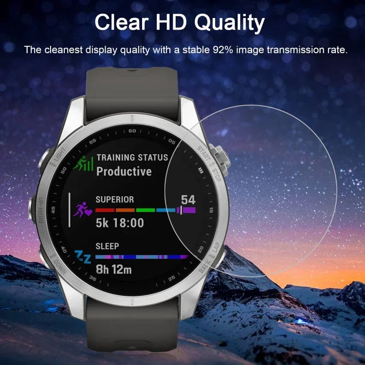Miếng dán kính cường lực bảo vệ màn hình dành cho đồng hồ thông minh Huawei Watch GT 2 42mm, Garmin Fenix 7S, Realme Watch, Amazfit Falcon, Huawei Watch GT 2 42mm, Huawei Watch GT 3 42mm, Garmin Forerunner 158, Garmin Instinct Crossover