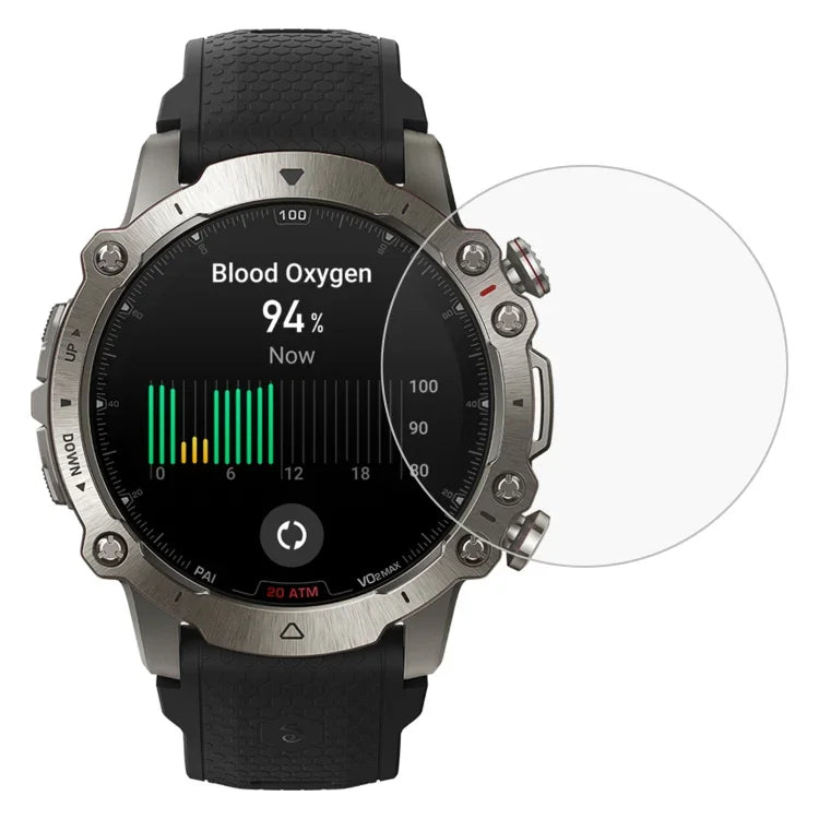 Miếng dán kính cường lực bảo vệ màn hình dành cho đồng hồ thông minh Huawei Watch GT 2 42mm, Garmin Fenix 7S, Realme Watch, Amazfit Falcon, Huawei Watch GT 2 42mm, Huawei Watch GT 3 42mm, Garmin Forerunner 158, Garmin Instinct Crossover