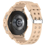 Dây đồng hồ silicone Armor + ốp bảo vệ, cho Samsung Galaxy Watch5 40mm, Samsung Galaxy Watch5 44mm, Samsung Galaxy Watch4 40mm, Samsung Galaxy Watch4 44mm