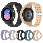 Dây đồng hồ silicone Armor + ốp bảo vệ, cho Samsung Galaxy Watch5 40mm, Samsung Galaxy Watch5 44mm, Samsung Galaxy Watch4 40mm, Samsung Galaxy Watch4 44mm
