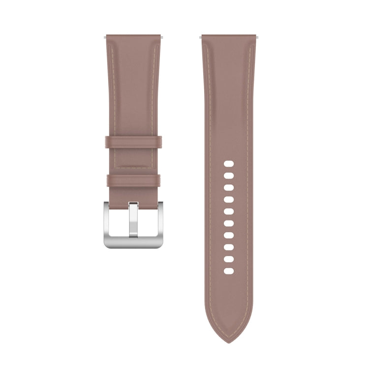 22mm Genuine Leather Watch Band, For Huawei Watch Buds/Xiaomi Watch S2