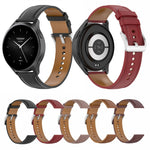 22mm Genuine Leather Watch Band, For Huawei Watch Buds/Xiaomi Watch S2