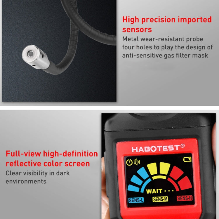 Máy phát hiện khí cháy HABOTEST HT601A dùng pin, model HT601A