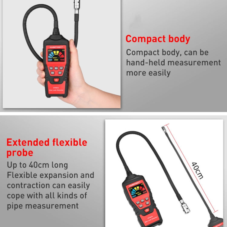 Máy phát hiện khí cháy HABOTEST HT601A dùng pin, model HT601A