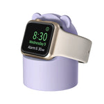 Giá đỡ sạc silicone cho đồng hồ thông minh Apple Watch không kèm sạc