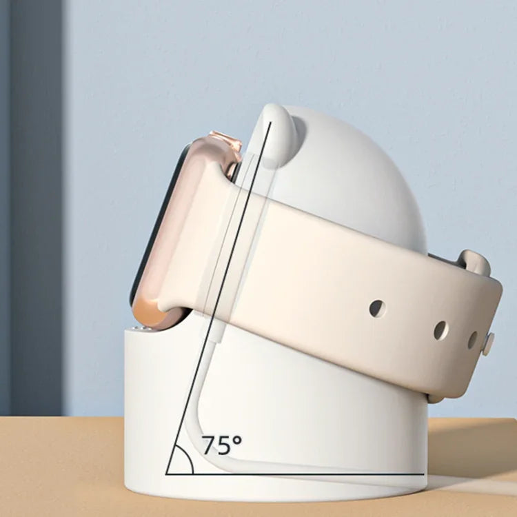 Giá đỡ sạc silicone cho đồng hồ thông minh Apple Watch không kèm sạc
