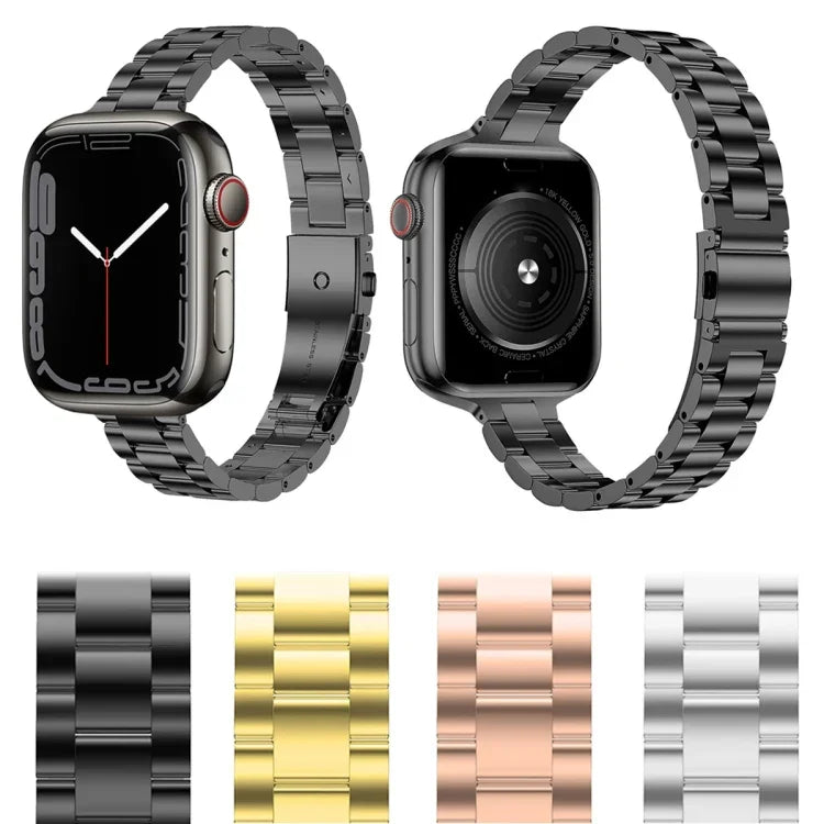 Dây đồng hồ thép không gỉ eo nhỏ, Dành cho Apple Watch Ultra 49mm / Series 8&7 45mm, Dành cho Apple Watch Series 8&7 41mm / SE 2&6&SE&5&4 40mm