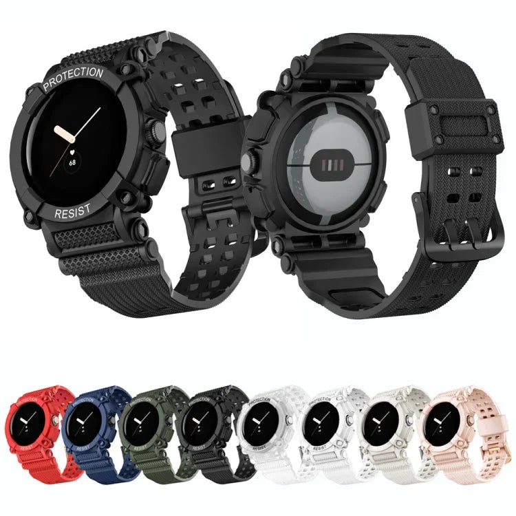 Dây Đồng Hồ Liền Màu Trơn Ba Chống, Dành cho Google Pixel Watch
