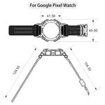 Dây Đồng Hồ Liền Màu Trơn Ba Chống, Dành cho Google Pixel Watch