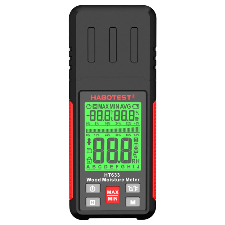 Máy đo độ ẩm gỗ kỹ thuật số đa chức năng cầm tay HABOTEST HT633, HT633