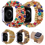 Dây đồng hồ hạt gỗ, Dành cho Apple Watch Ultra 49mm / Series 8&7 45mm, Dành cho Apple Watch Series 8&7 41mm