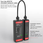 Máy kiểm tra đường dây điện thoại và mạng 2 trong 1 HABOTEST HT812A, HT812A
