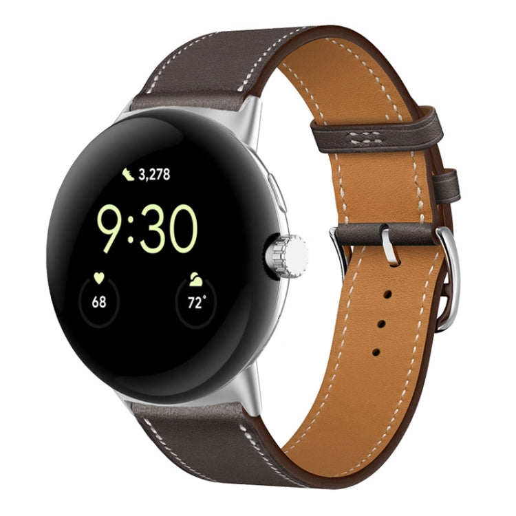 Dây đồng hồ da thật, Dành cho Google Pixel Watch 4 / 3 / 2 / 1 41mm