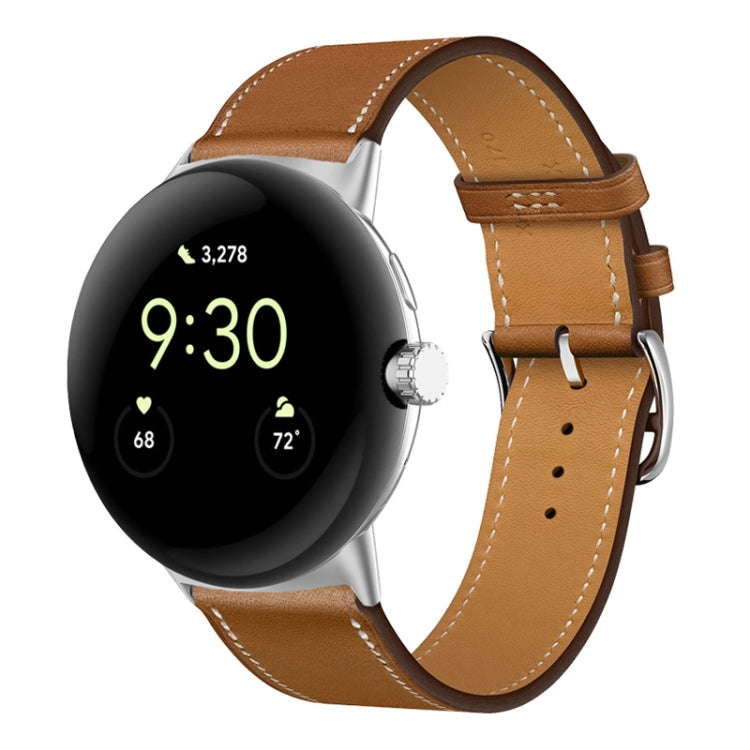 Dây đồng hồ da thật, Dành cho Google Pixel Watch 4 / 3 / 2 / 1 41mm
