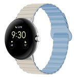 Dây đồng hồ silicone khóa cài ngược nam châm, cho Google Pixel Watch 4 / 3 / 2 / 1 41mm