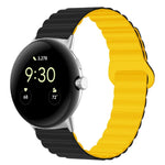 Dây đồng hồ silicone khóa cài ngược nam châm, cho Google Pixel Watch 4 / 3 / 2 / 1 41mm