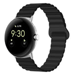 Dây đồng hồ silicone khóa cài ngược nam châm, cho Google Pixel Watch 4 / 3 / 2 / 1 41mm