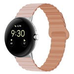 Dây đồng hồ silicone khóa cài ngược nam châm, cho Google Pixel Watch 4 / 3 / 2 / 1 41mm