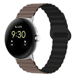 Dây đồng hồ silicone khóa cài ngược nam châm, cho Google Pixel Watch 4 / 3 / 2 / 1 41mm
