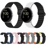 Dây đồng hồ silicone khóa cài ngược nam châm, cho Google Pixel Watch 4 / 3 / 2 / 1 41mm