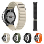 Dây đồng hồ vòng nylon đầu nối đen cho Google Pixel Watch 4 / 3 / 2 / 1 41mm