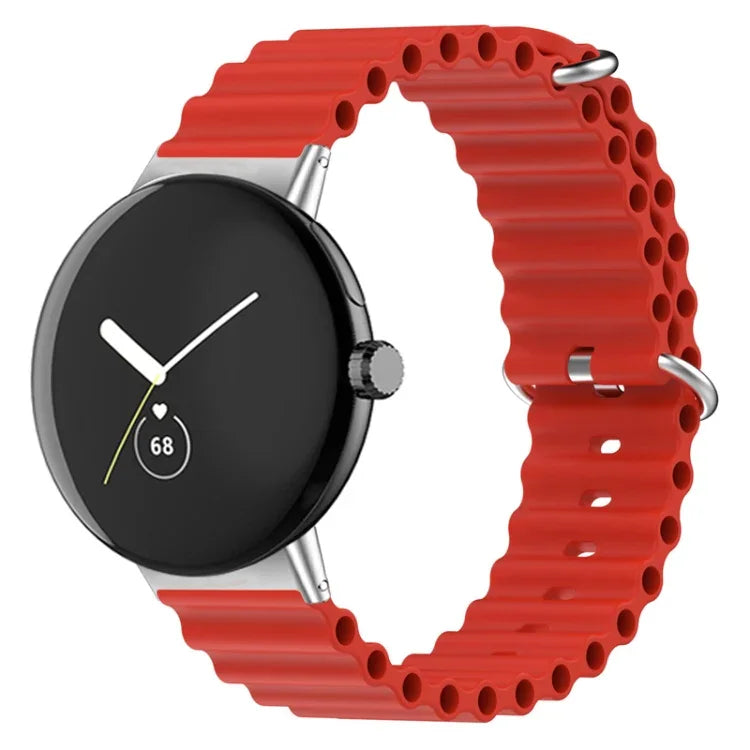 Dây đồng hồ silicone Ocean, cho Google Pixel Watch 4 / 3 / 2 / 1 41mm