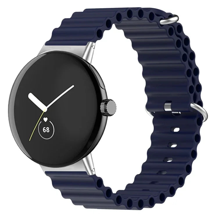 Dây đồng hồ silicone Ocean, cho Google Pixel Watch 4 / 3 / 2 / 1 41mm