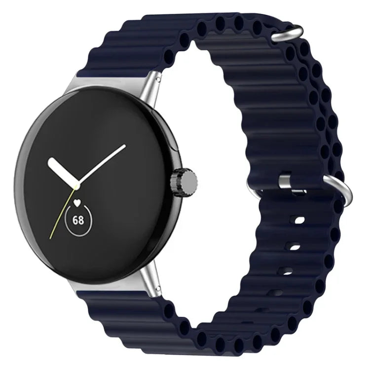 Dây đồng hồ silicone Ocean, cho Google Pixel Watch 4 / 3 / 2 / 1 41mm