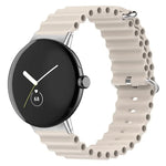 Dây đồng hồ silicone Ocean, cho Google Pixel Watch 4 / 3 / 2 / 1 41mm