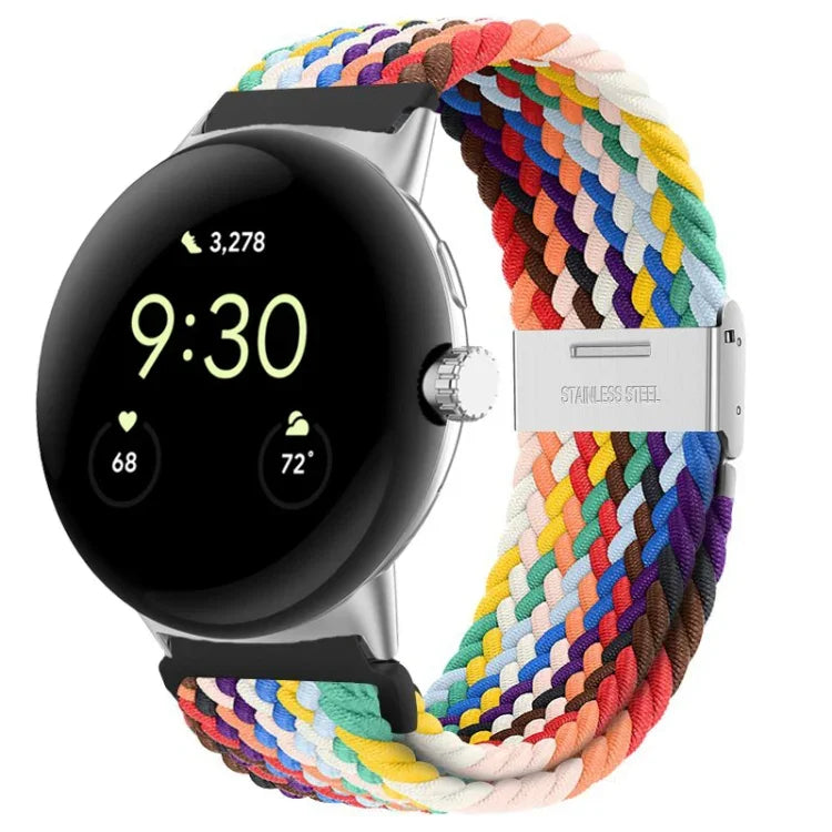 Dây đồng hồ nylon khóa kim loại, dành cho Google Pixel Watch 4 / 3 / 2 / 1 41mm