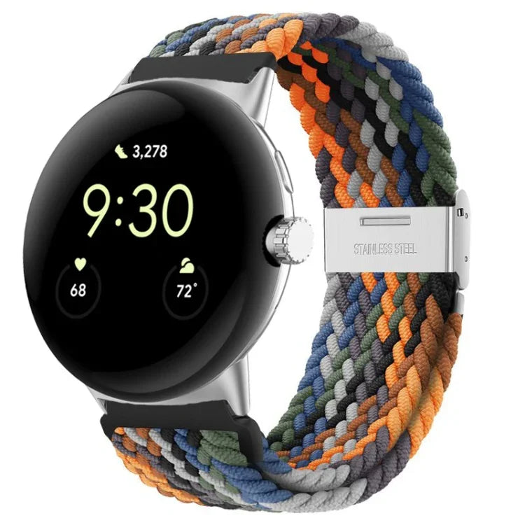 Dây đồng hồ nylon khóa kim loại, dành cho Google Pixel Watch 4 / 3 / 2 / 1 41mm