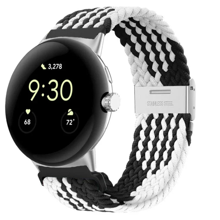 Dây đồng hồ nylon khóa kim loại, dành cho Google Pixel Watch 4 / 3 / 2 / 1 41mm