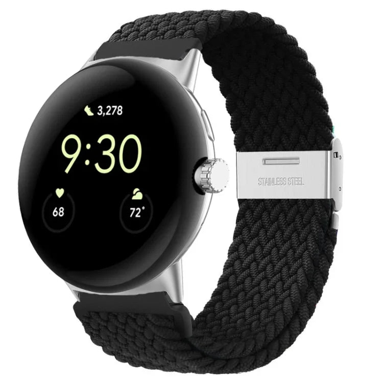 Dây đồng hồ nylon khóa kim loại, dành cho Google Pixel Watch 4 / 3 / 2 / 1 41mm