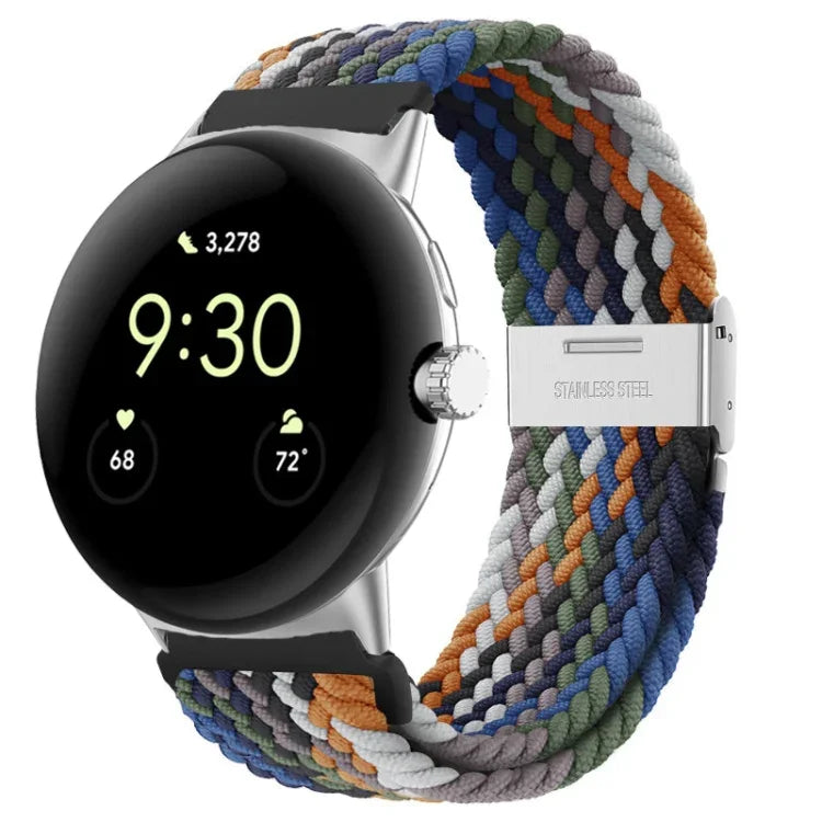 Dây đồng hồ nylon khóa kim loại, dành cho Google Pixel Watch 4 / 3 / 2 / 1 41mm